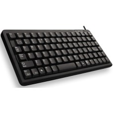 CHERRY Compact-Keyboard G84-4100, Tastatur(schwarz, US-Layout, Cherry Mechanisch)