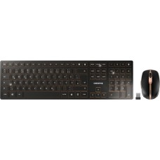 CHERRY DW 9100 SLIM, Desktop-Set(schwarz/bronze, DE-Layout, SX-Scherentechnologie)