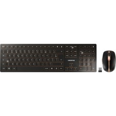 CHERRY DW 9100 SLIM, Desktop-Set(schwarz/bronze, FR-Layout, SX-Scherentechnologie)