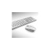 CHERRY DW 9100 SLIM, Desktop-Set(weiß/silber, BE-Layout, SX-Scherentechnologie)