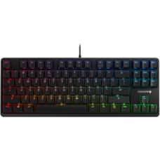 CHERRY G80-3000N RGB TKL, Tastatur(schwarz, EU-Layout (QWERTY), Cherry MX Silent Red)