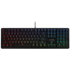 CHERRY G80-3000N RGB, Tastatur(schwarz, EU-Layout (QWERTY), Cherry MX Silent Red)