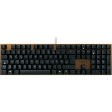 CHERRY KC 200 MX, Tastatur(schwarz/bronze, DE-Layout, Cherry MX2A Brown)