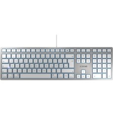 CHERRY KC 6000 SLIM FOR MAC, Tastatur(silber/weiß, DE-Layout, SX-Scherentechnologie)