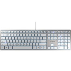 CHERRY KC 6000 SLIM FOR MAC, Tastatur(silber/weiß, US-Layout, SX-Scherentechnologie)
