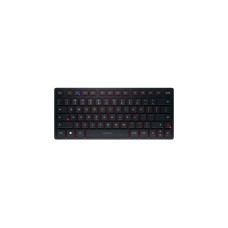 CHERRY KW 9200 MINI, Tastatur(schwarz, EU-Layout (QWERTY), SX-Scherentechnologie)