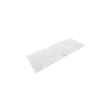 CHERRY STREAM PROTECT KEYBOARD, Tastatur(weiß, DE-Layout, SX-Scherentechnologie)