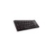 CHERRY Slim Line G84-4400, Tastatur(schwarz, DE-Layout, Cherry Mechanisch, integr. Trackball)