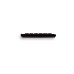 CHERRY Slim Line G84-4400, Tastatur(schwarz, DE-Layout, Cherry Mechanisch, integr. Trackball)