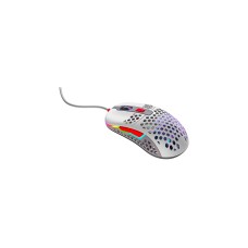 CHERRY Xtrfy M42 RGB, Gaming-Maus(grau/rot)