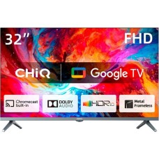 CHiQ L32QM8T, QLED-Fernseher(80 cm (32 Zoll), grau, FullHD, Triple Tuner, SmartTV, Chromecast built-in)