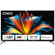 CHiQ U50QM8V, QLED-Fernseher(126 cm (50 Zoll), schwarz, Ultra HD/4K, Triple Tuner, SmartTV, Chromecast built-in)