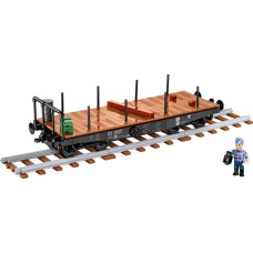 COBI Schwerer Plattformwagen Typ SSYS, Konstruktionsspielzeug(Maßstab 1:35)