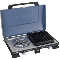 Campingaz Gaskocher 400 SG, 50mbar(blau/schwarz, mit Grillplatten)