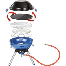 Campingaz Party Grill 400 Caravan Connect Gaskocher, Gasgrill(schwarz/blau, 30mbar, mit Wohnwagenanschluss, Modell 2023)