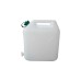 Campingaz Wasserkanister 20 L, Wasserbehälter(weiß/transparent, mit Ablasshahn)