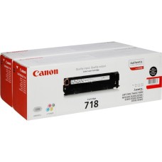 Canon Toner schwarz CRG-718BK(DoppelPack)