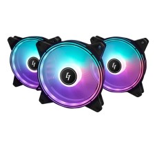 Chieftec NF-3012-RGB 3er-RGB Lüfter-Set (Nova), Gehäuselüfter(3er Pack inkl. Controller)