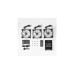 Chieftec NF-3012-RGB 3er-RGB Lüfter-Set (Nova), Gehäuselüfter(3er Pack inkl. Controller)