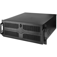 Chieftec UNC-409S-B 400W, Server-Gehäuse(schwarz, 4 Höheneinheiten, inkl.400 Watt Netzteil)
