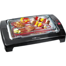 Clatronic Barbeque-Tischgrill BQ 2977, Elektrogrill(schwarz, 2.000 Watt)