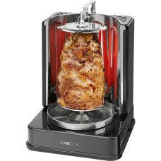 Clatronic Döner-Multigrill DVG 3686, Elektrogrill(schwarz, 1.400 Watt)