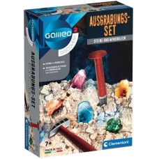 Clementoni Ausgrabungs-Set :Steine und Mineralien, Experimentierkasten
