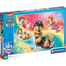 Clementoni Brilliant - Paw Patrol, Puzzle(104 Teile)