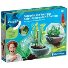 Clementoni Entdecke die Welt der fleischfressenden Pflanzen, Experimentierkasten