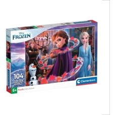 Clementoni Glitter - Disney Frozen 2, Puzzle(104 Teile)