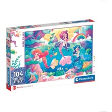 Clementoni Glitter - Unter Wasser, Puzzle(104 Teile)