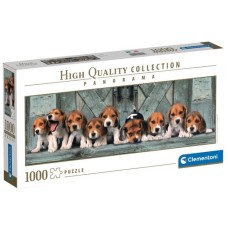 Clementoni High Quality Collection Panorama - Beagles, Puzzle(1000 Teile)