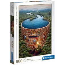 Clementoni High Quality Collection - Bibliodame, Puzzle(1000 Teile)