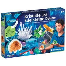 Clementoni Kristalle und Edelsteine Deluxe, Experimentierkasten