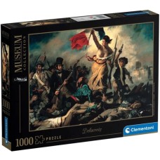 Clementoni Museum Collection: Delacroix - Die Freiheit führt das Volk, Puzzle(1000 Teile)