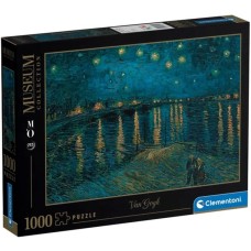 Clementoni Museum Collection: Van Gogh - Sternennacht über der Rhone, Puzzle(1000 Teile)