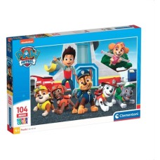 Clementoni Supercolor Maxi - Paw Patrol, Puzzle(104 Teile)
