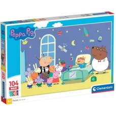 Clementoni Supercolor Maxi - Peppa Pig, Puzzle(104 Teile)