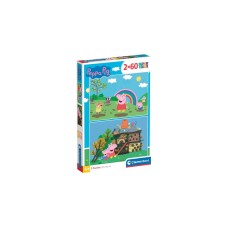 Clementoni Supercolor - Peppa Pig, Puzzle( 2x 20 Teile)