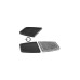 Cloer Raclettegrill 6435 mit Naturstein und Aluminium-Druckgussplatte(grau/schwarz)