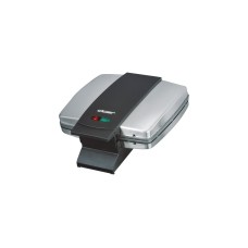 Cloer Sandwichmaker 6235(edelstahl/schwarz, mit Muschelform für 2 Toasts)