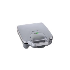 Cloer XXL-Sandwichmaker 6269(silber, für 4 Toasts)