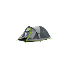 Coleman 3-Personen-Kuppelzelt Darwin 4 Plus(grau/hellgrün, mit Tunnelvorbau, Modell 2023)