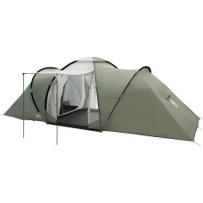 Coleman 6-Personen-Kuppelzelt Ridgeline 6 Plus(dunkelgrün/grau, mit Tunnelanbau)