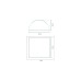 Coleman Event Dome Shelter L, 3,65 x 3,65m, Pavillon(hellblau/grau)