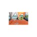 Coleman Kuppelzelt Octagon 8 Orange(orange/grau, Modell 2024)