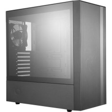 Cooler Master MasterBox NR600, Tower-Gehäuse(schwarz, Tempered Glass, Version ohne optischen Laufwerksschacht)