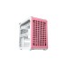 Cooler Master Qube 500 Flatpack Macaron Edition, Tower-Gehäuse(weiß, Mint, Pink, Creme)