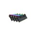 Corsair DIMM 128 GB DDR4-3000 (4x 32 GB) Quad-Kit, Arbeitsspeicher(schwarz, CMW128GX4M4D3000C16, Vengeance RGB PRO, INTEL XMP)