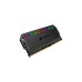 Corsair DIMM 128 GB DDR4-3200 (4x 32 GB) Quad-Kit, Arbeitsspeicher(schwarz, CMT128GX4M4E3200C16, Dominator Platinum RGB, INTEL XMP)